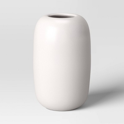 Ceramic Pill Decorative Vase White - Room Essentials™