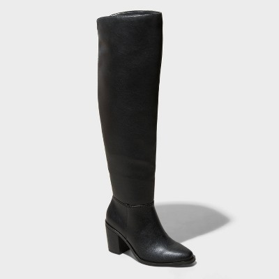 Women's Kendall Over the Knee Boots - Universal Thread™ Black