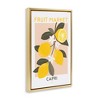 Stupell Industries Fruit Market Lemon Branch Floating Frame Canvas Art - 2 of 4
