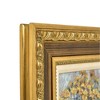 American Art Decor 14.75"x16.75" Ornate Framed Jerusalem Artichoke Flowers Canvas Print by Claude Monet: Impressionist Wall Decor - 3 of 4