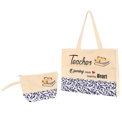 The Lakeside Collection Occupational Tote Bag and Pouch