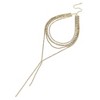 SOHI Women's Crystal Silver Equilibrium Jewel Necklace - 2 of 4