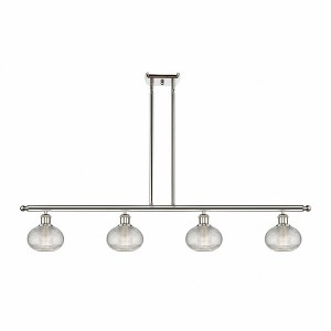 Ithaca - 4 Light Stem Hung Island In Industrial Style-7.5 Inches Tall and 48 Inches Wide - 1 of 1