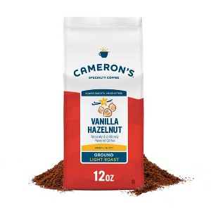 Cameron's Vanilla Hazelnut Light Roast Ground Coffee - 12oz - 1 of 4