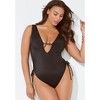 Swimsuits for All Women's A-List Plunge One Piece Swimsuit (Plus Sizes Available) - 4 of 4