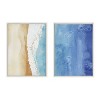 Kate and Laurel Sylvie Ocean Wake 1 and 2 Framed Canvas by Julie Maida, 2 Piece 18x24, White - 2 of 4