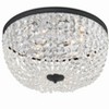 Crystorama Lighting Nola 5 - Light Flush Mount in  Black Forged - 2 of 3