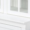 Merax Elegant Freestanding Diaplay Cabinet Set with Glass Doors - 4 of 4