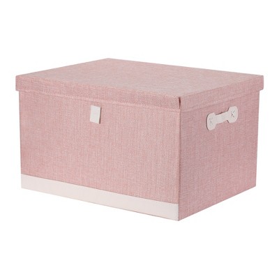REGALWOVEN Collapsible Fabric Storage Bin with Lid and Handle for Shelves Closet 1 Pc