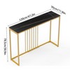 Artloge Modern Entryway Console Long Table for Foyer Sintered Stone Sofa Entry Table - 2 of 4