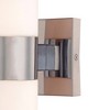 Minka Lavery Modern Wall Light Sconce Brushed Nickel Hardwired 4 1/2" 2-Light Fixture Opal Glass Shade for Bedroom Bathroom Vanity - 3 of 3