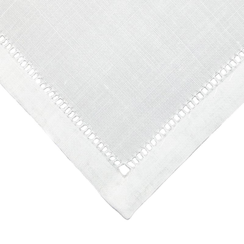 CTM Linen Hemstitched Handkerchief, 2 of 3