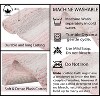 Gradiation Bathroom Decor, Washable Rug, Bathroom Mat, Bathroom Rug Set, Bath Mat Set, Bath Floor Mat Non-Slip, 3 Pcs Set with Contour, Pink - 4 of 4