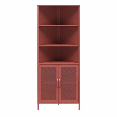 Novogratz Channing Corner Storage Cabinet with 2 Doors