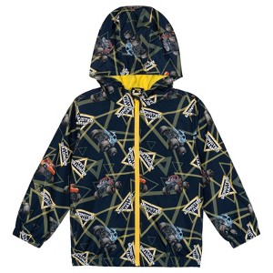 Monster Jam Toddler Boys' Zip-Up Hooded Windbreaker Jacket : Target