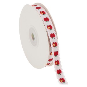 Unique Bargains 0.39"x29.53' Fruit Gift Ribbon - 1 of 4