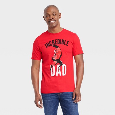 Men's Father's Day The Incredibles Dad Short Sleeve Graphic T-Shirt - Red S