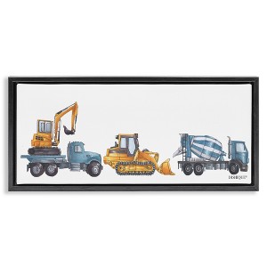Stupell Industries Construction Vehicles Driving Illustration, 31" x 14" - 1 of 4