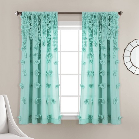 Riley Window Curtain Panels - Lush Décor : Target