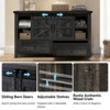 AMERLIFE Farmhouse Dresser with Sliding Barn Doors - 2 of 4