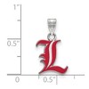 Black Bow Jewelry Sterling Silver Louisville Cardinals NCAA Small Pendant - 2 of 3
