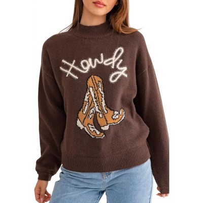 Women's Western Howdy Sweater - fashionworks
