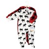 Hudson Baby Infant Boy Plush Sleep and Play, Moose - 2 of 4