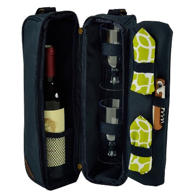 wine cooler bag with glasses