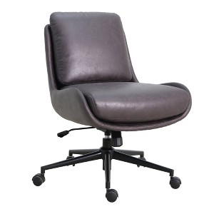 Modern Armless Office Chair - WOVENBYRD - 1 of 4