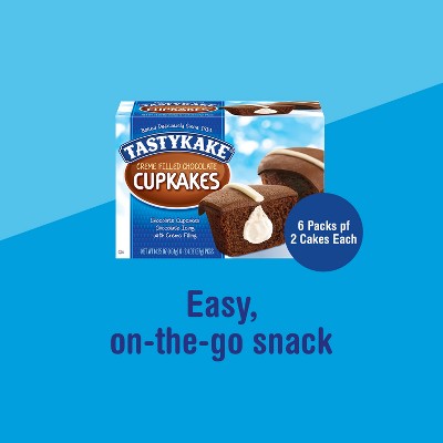 Tastykake Creme Filled Chocolate Cupcakes - 14.25oz/12pk