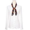 INSPIRE CHIC Women Leopard Printed Satin Square Retro Silky Neck Scarves 1Pc - 2 of 4