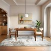 Modern Abstract Pattern Machine Washable Rug, Non-Slip, Non-Shedding, Low Pile Foldable Rug for Bedroom, Living Room and Game Room - 2 of 4