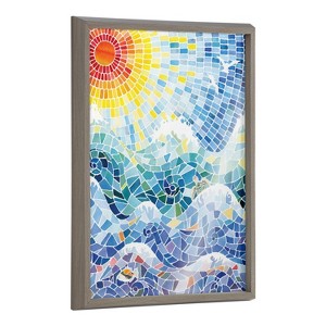18" x 24" Blake Its a Beautiful Life Framed Printed Glass by Janet Meinke Gray - Kate & Laurel All Things Decor - 1 of 4