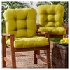 Kensington Garden 2pc 21"x21" Outdoor Seat and Back Cushion Set - 2 of 4