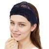 Unique Bargains Women's Rose Lace Headband 1 Pc - 4 of 4