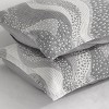 2 Pack Triple-Layer Cotton Pillow Shams, Breathable Thermal Yarn-Dyed Euro Pillowcases, 26x26 Inches - NTBAY - 4 of 4