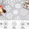 Christmas Area Rug, Snowflake Print Washable Soft Carpet with Non Slip Backing, Low Pile Stain Resistant Floor Mat for Living Room, Bedroom - 4 of 4