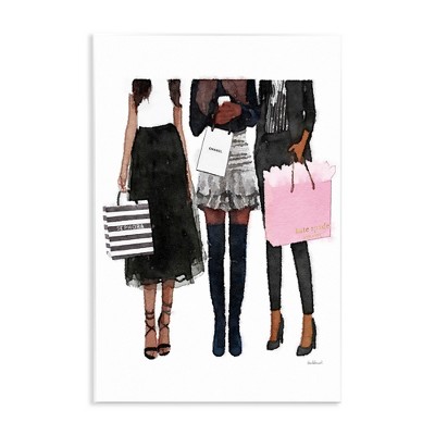 Stupell Industries Fashion Models Glam Watercolor, 13" x 19"