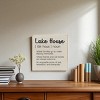 Slickblue Lake House Wood Wall Sign – Rustic 7x7 Décor – Family, Friends & Relaxation Quote, Color Options - 2 of 3