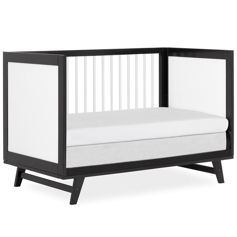 Dream On Me Carter 5-in-1 Full Size Convertible Crib, Black And White, 3 of 9