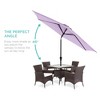Best Choice Products 10ft Outdoor Steel Market Patio Umbrella w/ Crank, Tilt Push Button, 6 Ribs - 2 of 4