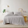 Sapphtopaz 3 PCS/4 PCS Cotton Blend Jersey Knit Comforter Set,Bed Set with 1 Flat Sheet,1 Fitted Sheet,1/2 Pillowcase,Bedding Set for All Seasons - 2 of 4