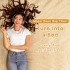 MAXYOYO Convertible Bean Bag Bed, 4ft Corduroy Bean Bag Chairs that Turn into Beds Queen, Camel - 3 of 4