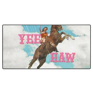MsGonzalez YEE HAW I Desk Mat - Deny Designs - 1 of 4
