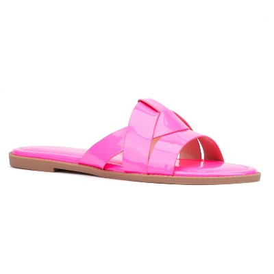 Fashion To Figure Women's Tiana Flat Sandal - Wide Width