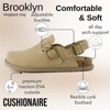 CUSHIONAIRE Brooklyn Women's Suede Clogs - Adjustable Slingback Clog Sandal with Buckle, Memory Foam, Wide Widths - 4 of 4