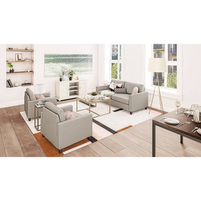 Dover 56" White Poplar Entertainment Center with Adjustable Shelves