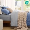 5/7 Pcs Bed in a Bag with Contrast Color Solid Design Bedding Set - 4 of 4