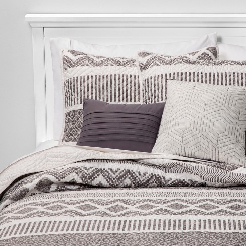 5pc King Leo Quilt Set Black Target