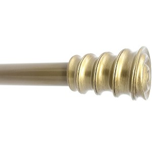 Urbanest Conto Curtain Drapery Rod, 1-inch Diameter, 6 Finishes, 3 Sizes - 1 of 4